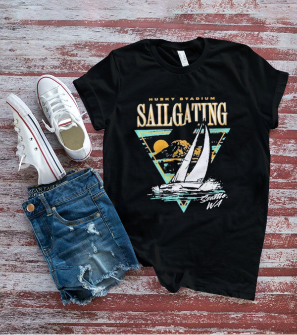 Husky Stadium Sailgating Seattle WA T-Shirt