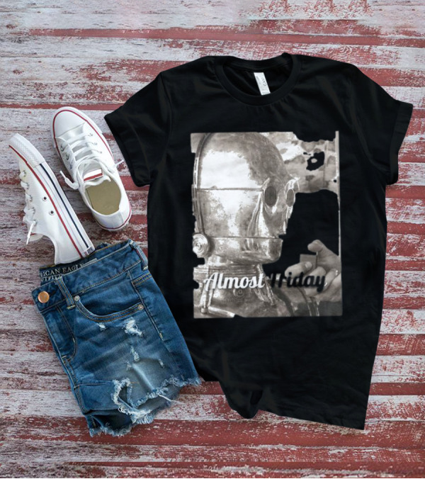Almost Friday Star Wars C-3PO Smoking T-Shirt