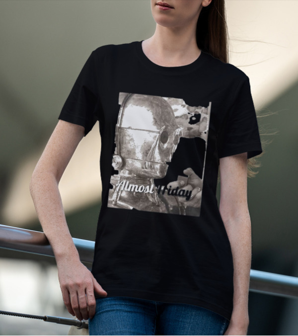 Almost Friday Star Wars C-3PO Smoking T-Shirt
