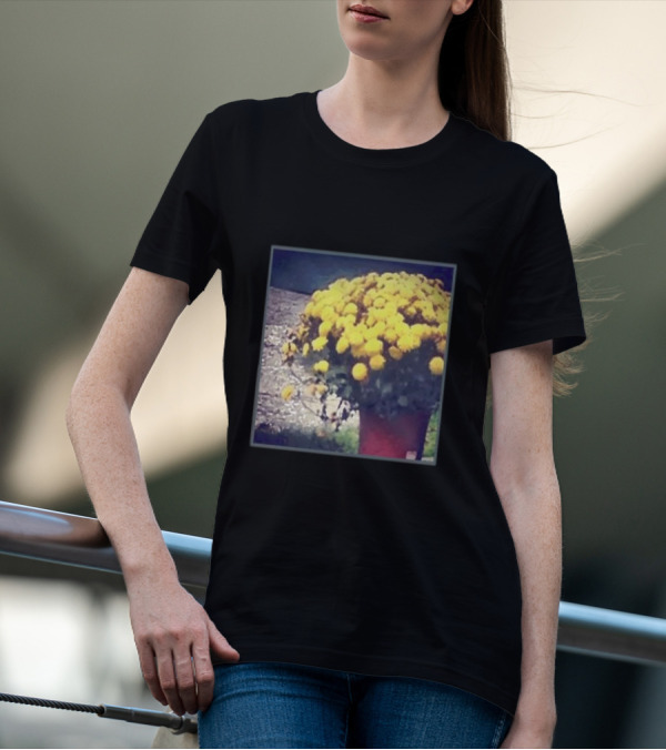 Frnkiero And The Cellabration Yellow Flowers Photography T-Shirt