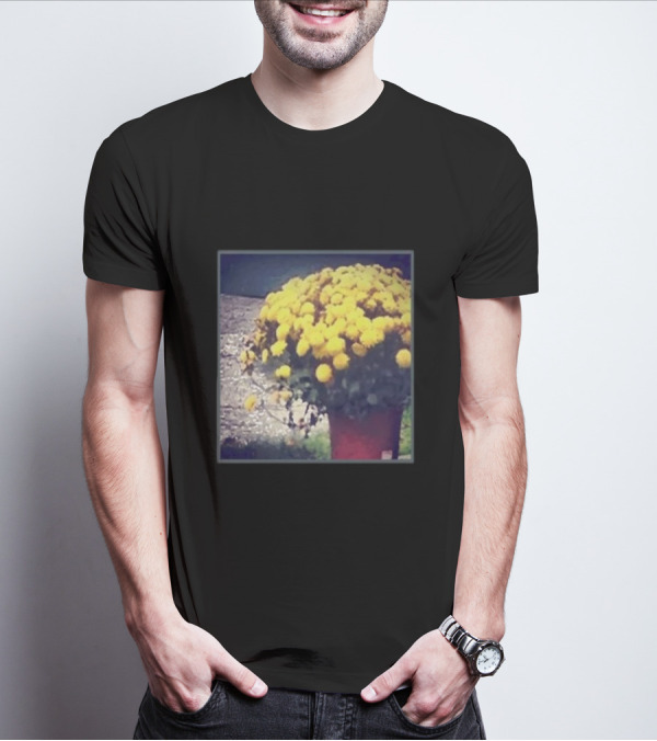 Frnkiero And The Cellabration Yellow Flowers Photography T-Shirt
