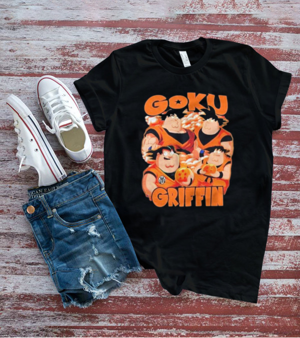 Goku Griffin Anime Family Crossover T-Shirt