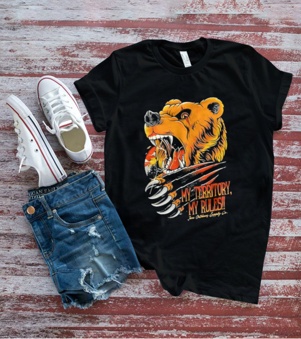 My Territory My Rules Bear Claw Jena Outdoors Supply CO T-Shirt