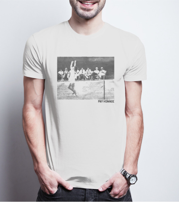 Billie Jean King Pay Homage Tennis Court Victory T-Shirt