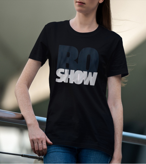 Bo Nix The Bo Show Dark Bold Minimalist Text T-Shirt
