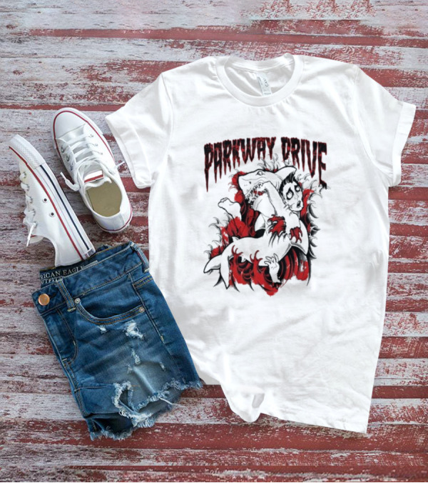 Parkway Drive Horizons There’s Blood In The Water Gruesome Shark Attack T-Shirt