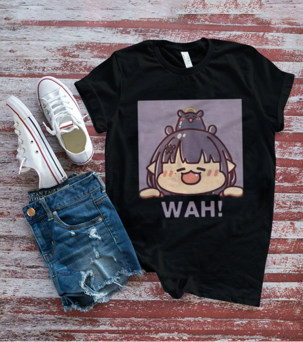 Hololive WAH Win All Heart Cute Anime Character T-Shirt