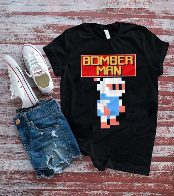 Bomberman Classic NES 8-Bit Video Game Icon T-Shirt