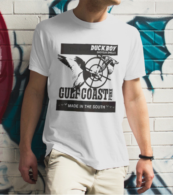 Duckboy Shotgun Shells Gulf Coast Punk Made In The South 12ga T-Shirt