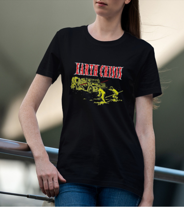 EARTH CRISIS Death Machines Human Conflict Scene T-Shirt
