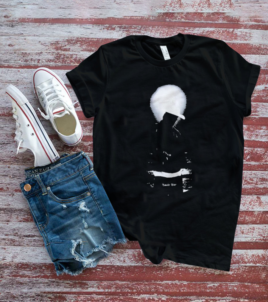 Lonely Boy Paradise Black Enigmatic Silhouette Hat Contrast T-Shirt
