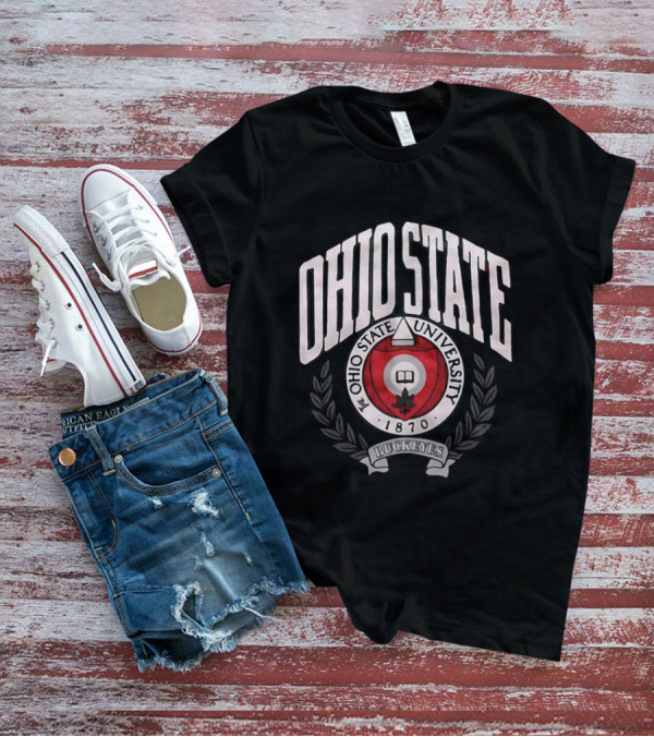 Ohio State University Buckeyes 1870 Seal Bold T-Shirt
