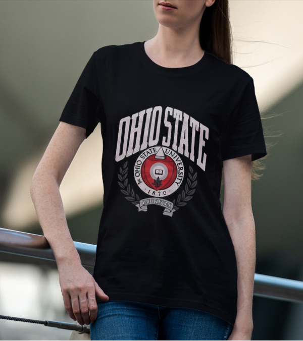 Ohio State University Buckeyes 1870 Seal Bold T-Shirt