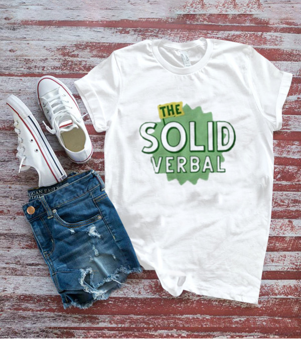 The Solid Verbal Podcast Iconic Green Burst T-Shirt