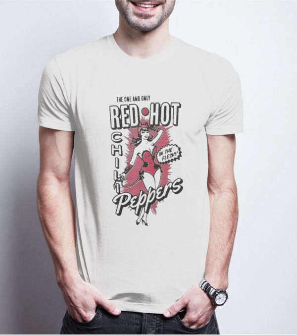 The One And Only Red Hot Chili Peppers In The Flesh T-Shirt