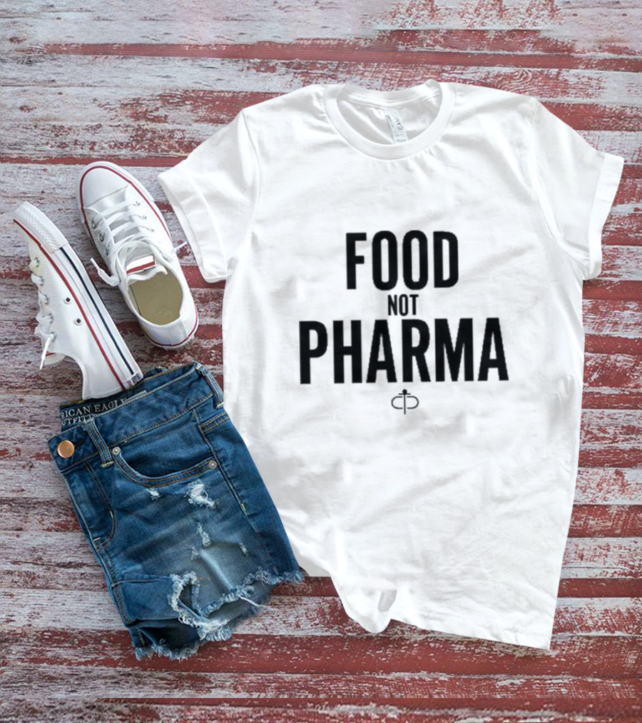 Food Not Pharma Ian Carroll Cross T-Shirt