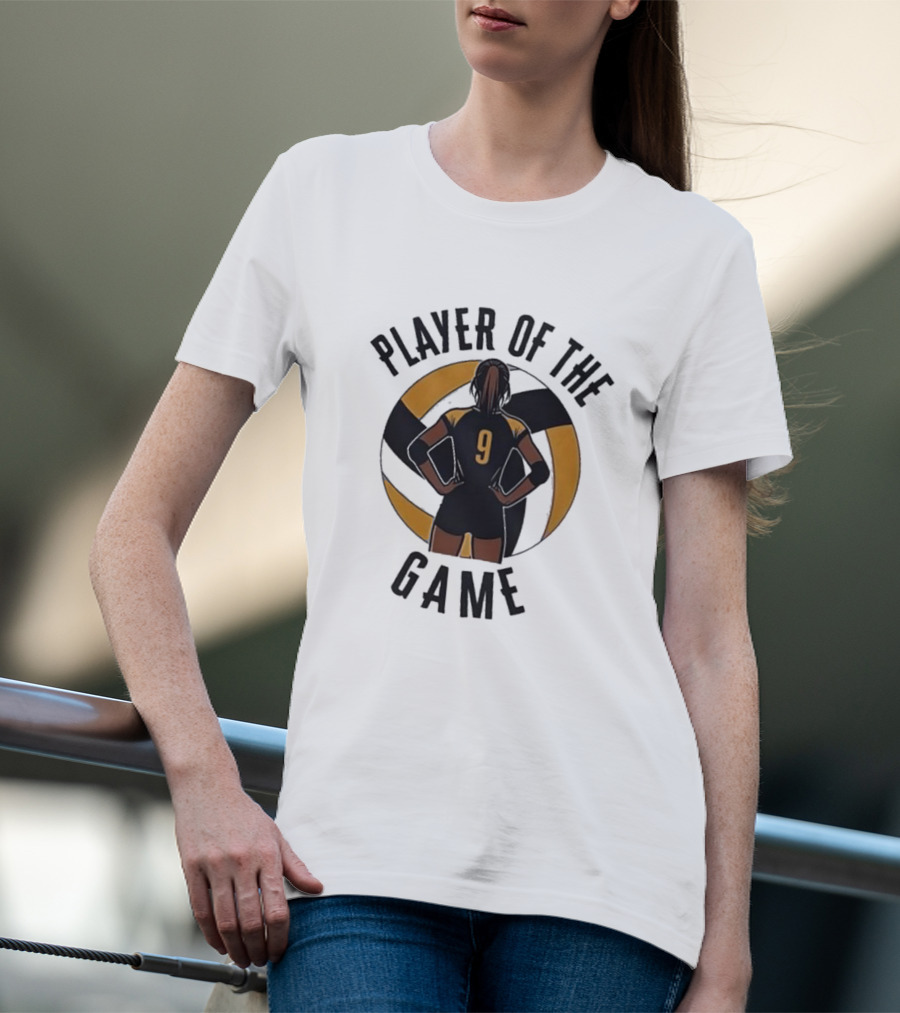 Player Of The Game 9 Volleyball T-Shirt