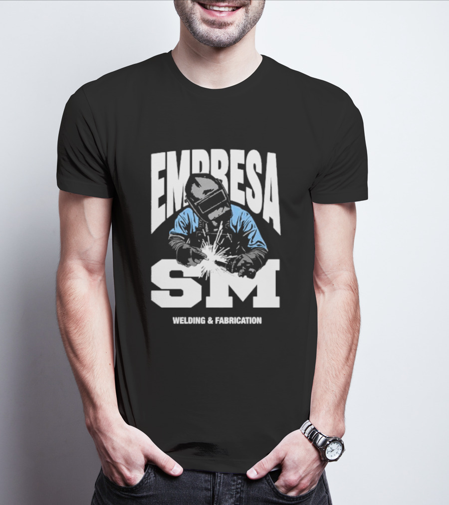 EMPRESA SM Welding And Fabrication Welder Iconic T-Shirt