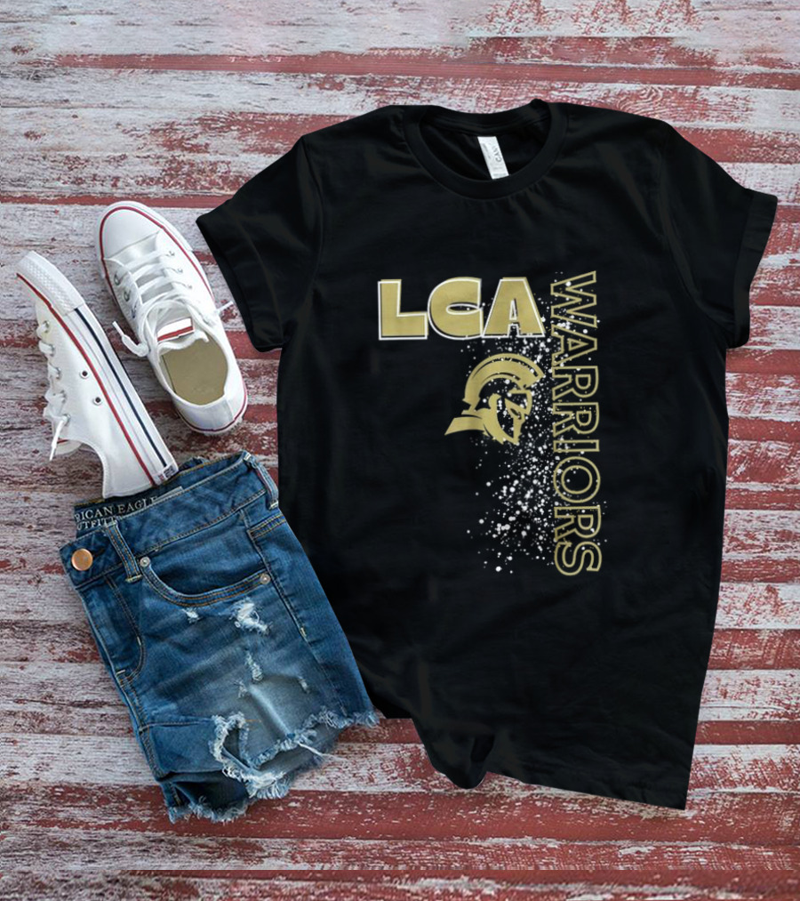 LCA Warriors Gold Helmet Spartans T-Shirt