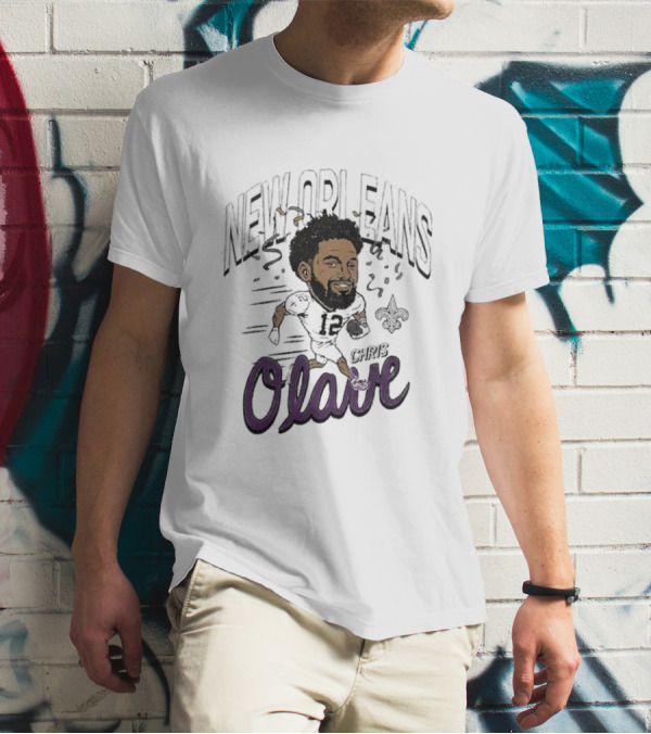 New Orleans Saints Chris Olave 12 T-Shirt