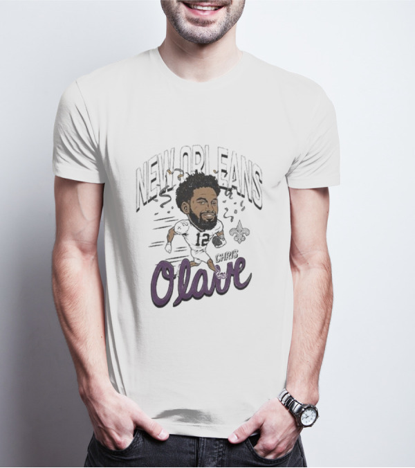 New Orleans Saints Chris Olave 12 T-Shirt