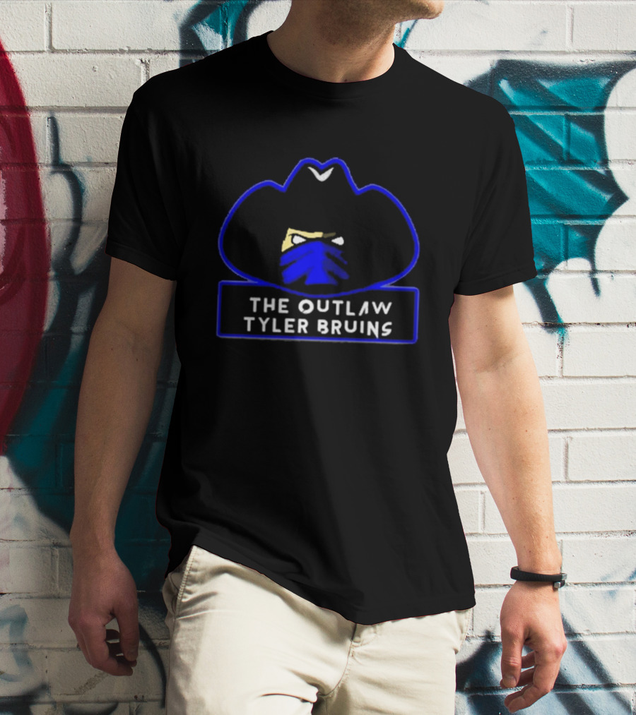 The Outlaw Tyler Bruins Cowboy Mask T-Shirt