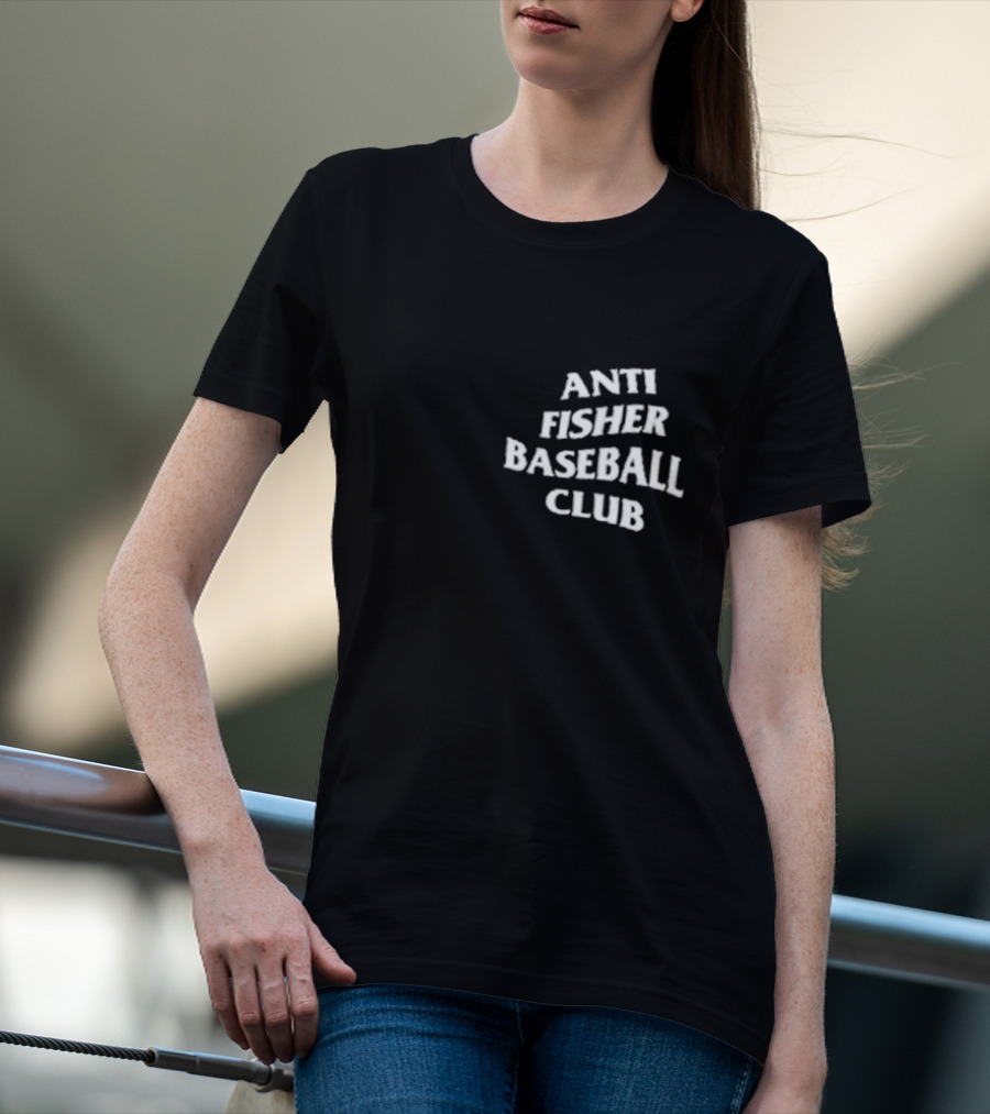 Anti Fisher Baseball Club Aesthetic Trend T-Shirt