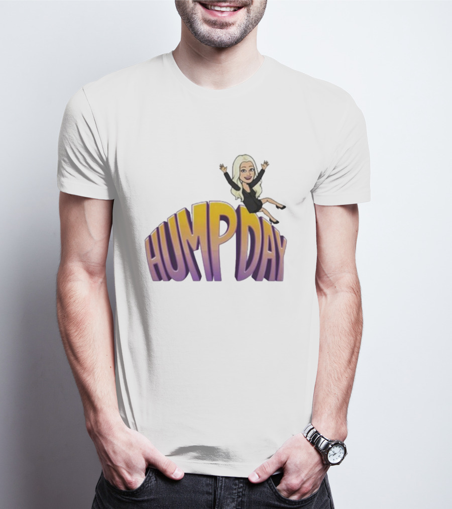 Debbie Quasimodo Hump Day Cartoon Character Text T-Shirt