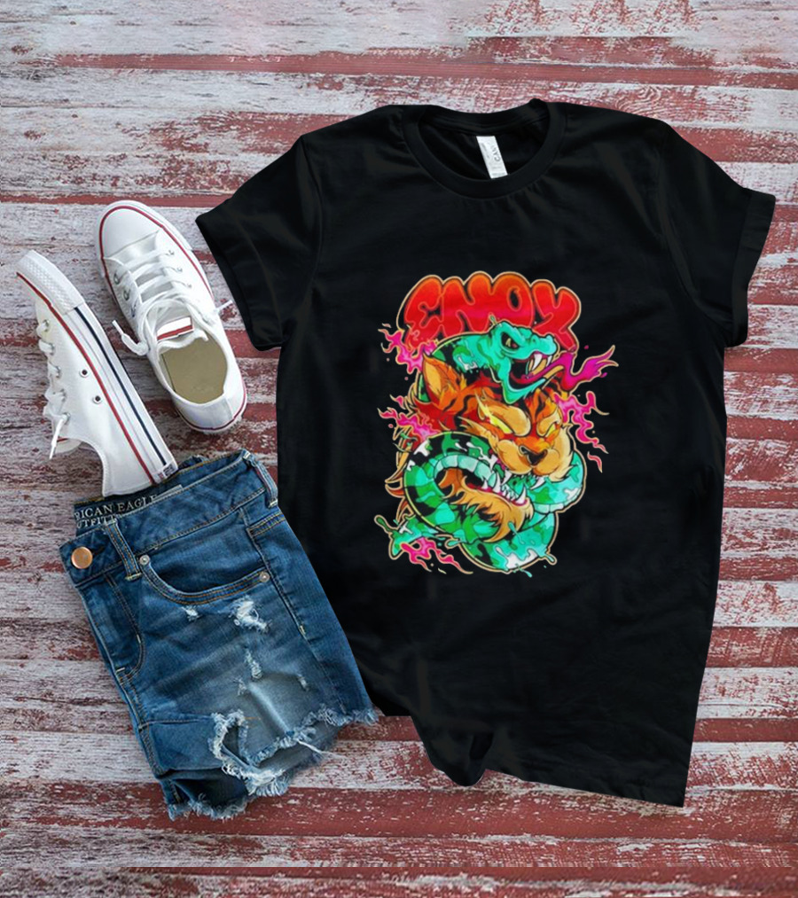 Enox Vibrant Serpent Striker 2025 Tiger Roar Embrace T-Shirt