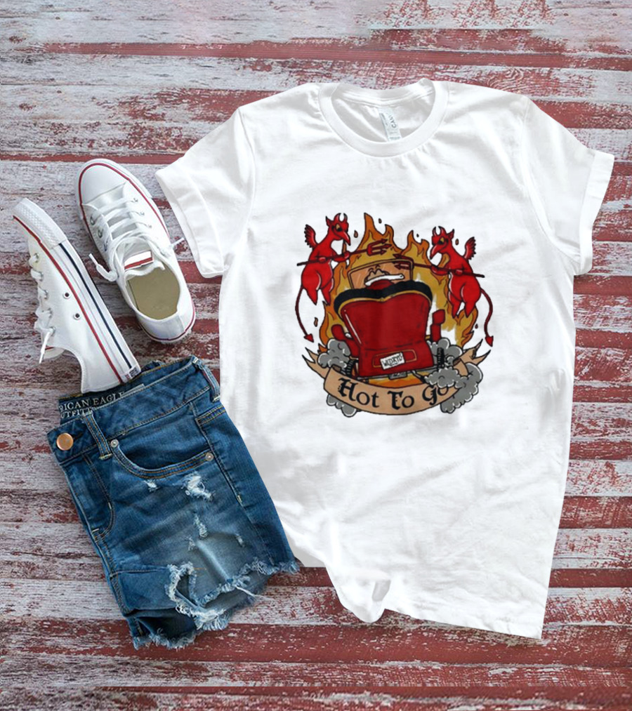 Hot To Go Flames Racing Devils Ryan L Wldryd T-Shirt
