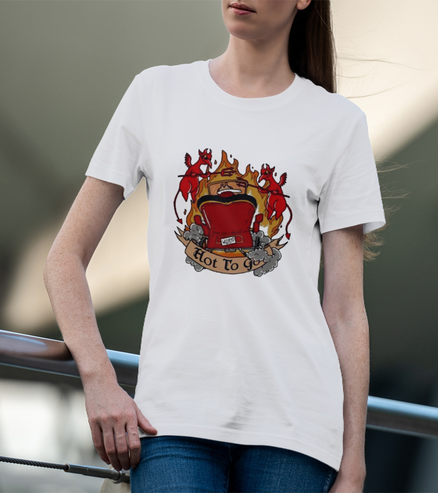 Hot To Go Flames Racing Devils Ryan L Wldryd T-Shirt