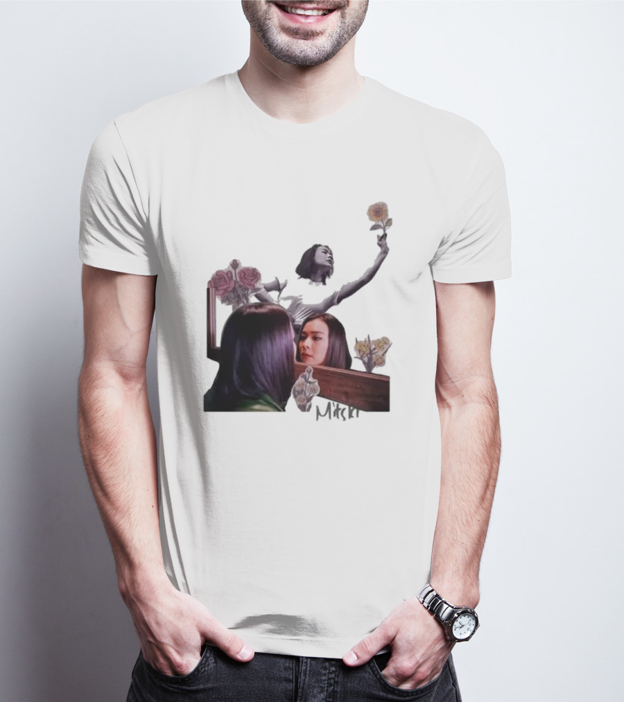 Mitski Collage With Flowers And Reflective T-Shirt