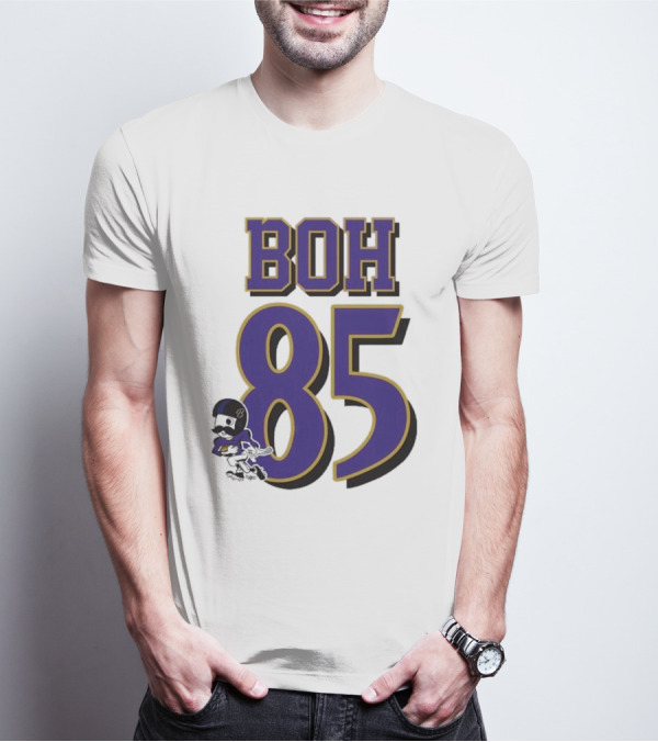 BOH 85 Game Day Football Player T-Shirt