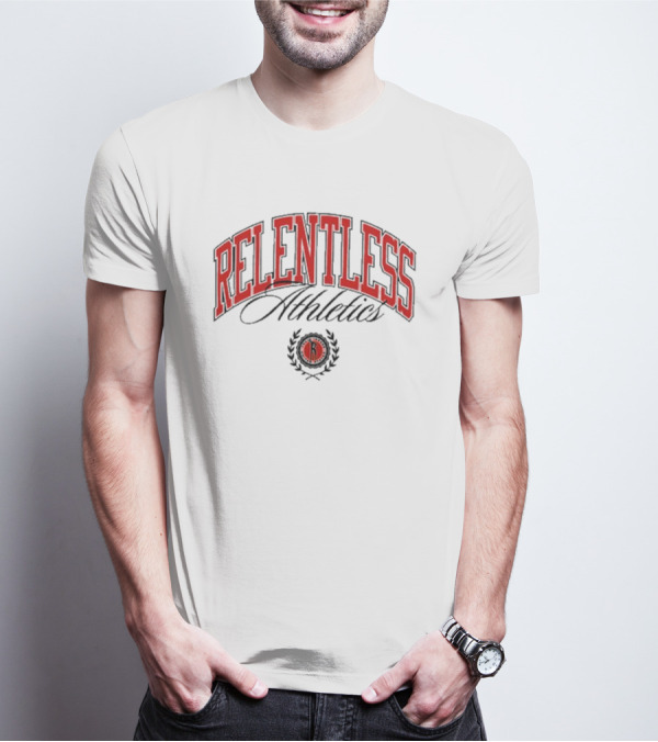 Relentless Athletics Jesse James West Logo Badge T-Shirt
