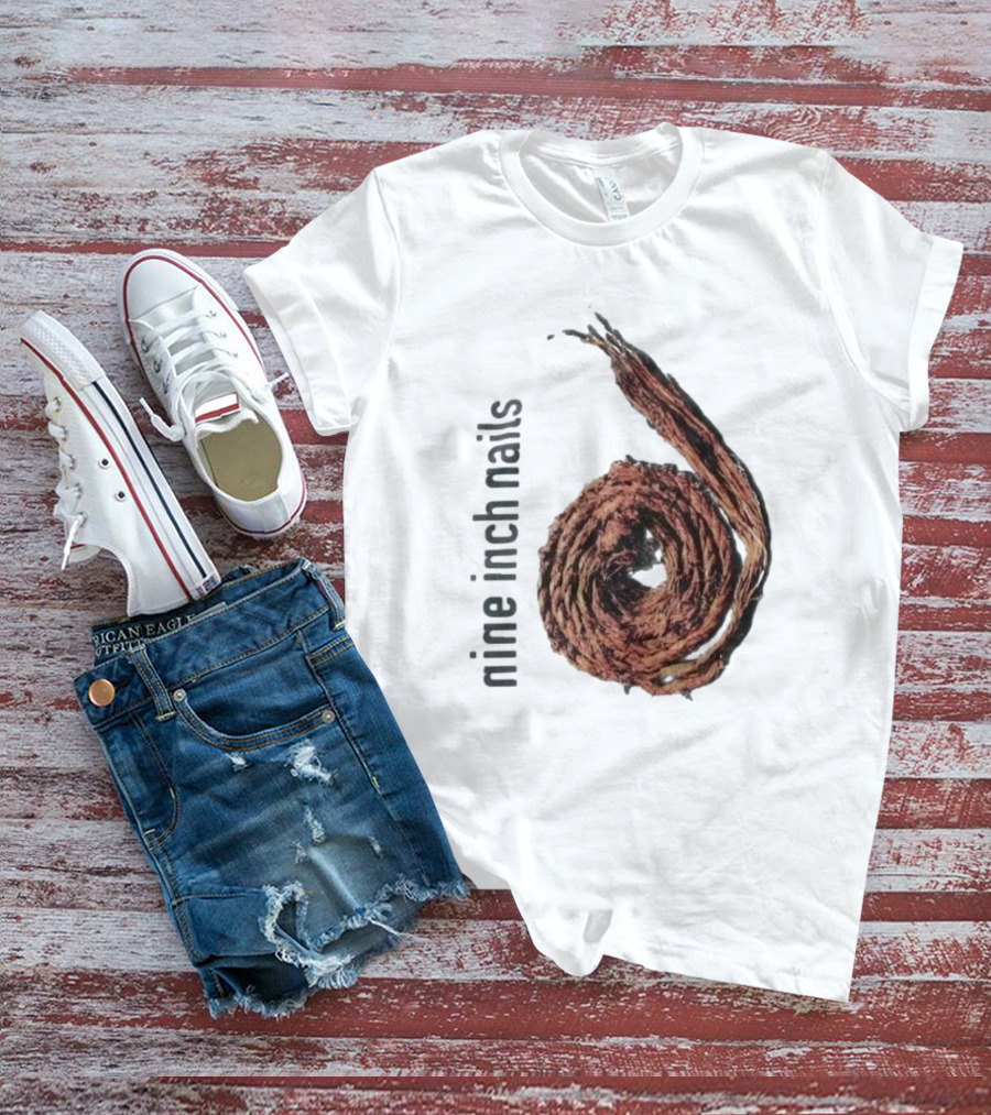 Nine Inch Nails Rope Coil Black T-Shirt