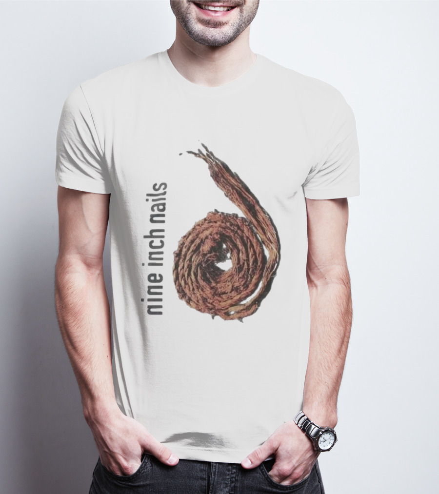 Nine Inch Nails Rope Coil Black T-Shirt