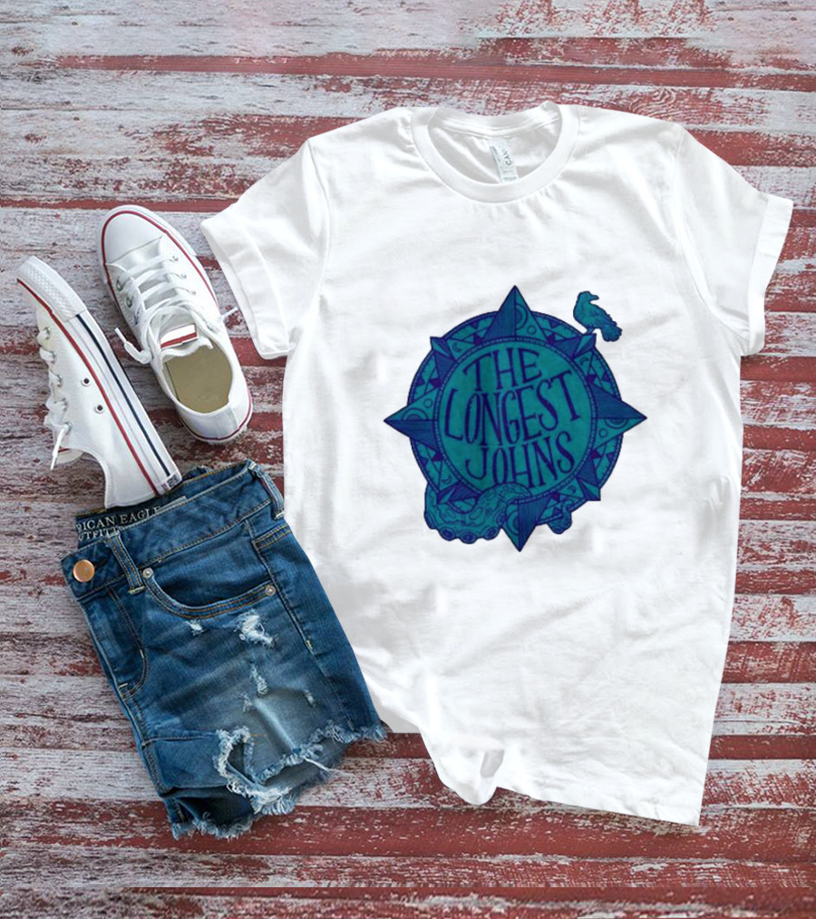 The Longest Johns Octopus Compass Jade T-Shirt