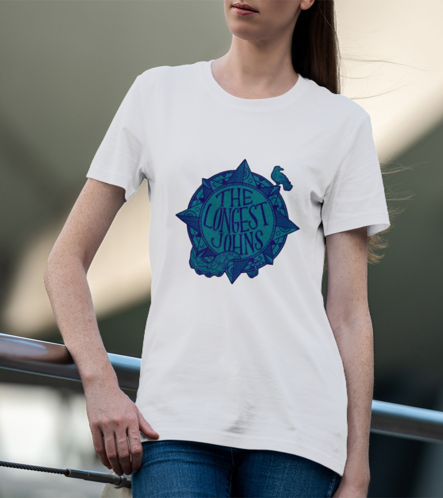 The Longest Johns Octopus Compass Jade T-Shirt