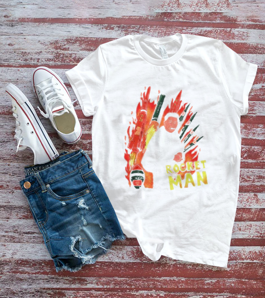 Penkmatters Rocket Man Korean Leader With Missiles T-Shirt