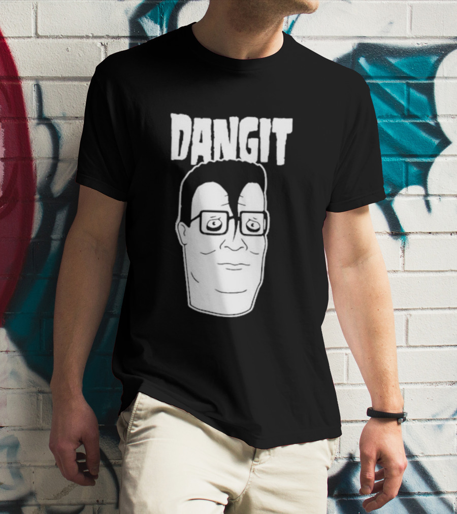 Taseychompson666 Dangit Hank Hill Parody Face T-Shirt