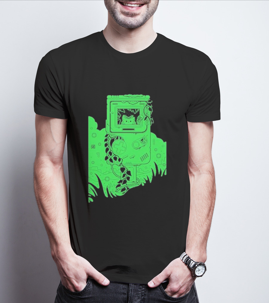 Abandoned Glow Retro Creature Drew Wise T-Shirt
