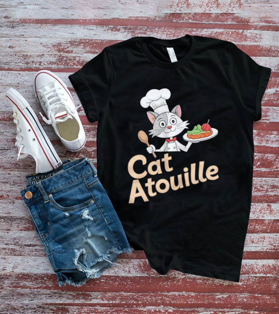 Cat Atouille Chef Cat With Ratatouille T-Shirt