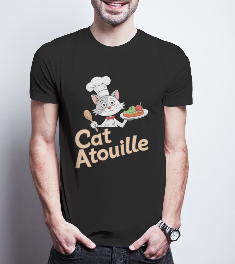 Cat Atouille Chef Cat With Ratatouille T-Shirt