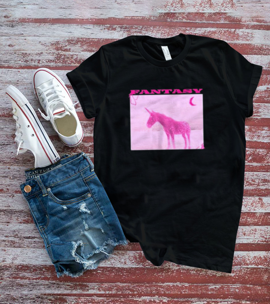 Fantasy Pink Unicorn Indigo De Souza T-Shirt