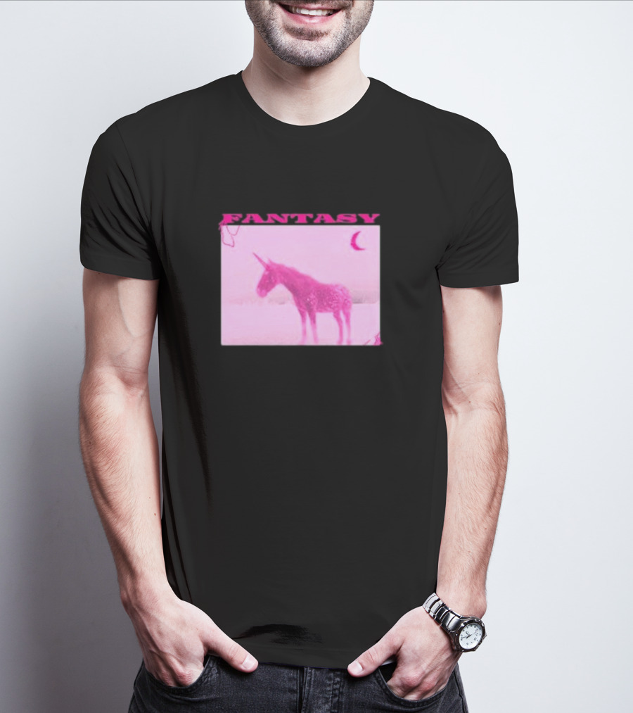 Fantasy Pink Unicorn Indigo De Souza T-Shirt