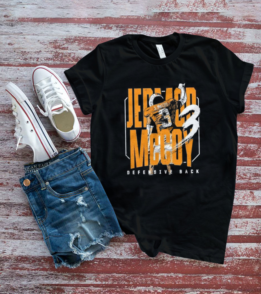 Jermod McCoy Defensive Back Number 3 College Player T-Shirt