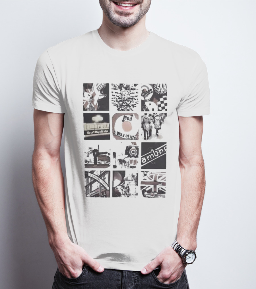 Lambretta Mod A Way Of Life Target Scooter T-Shirt