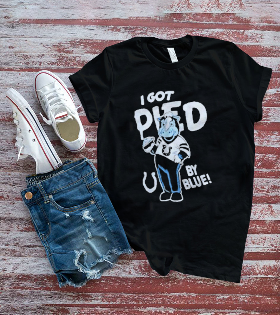 Indianapolis Colts I Got Pied By Blue Mascot T-Shirt