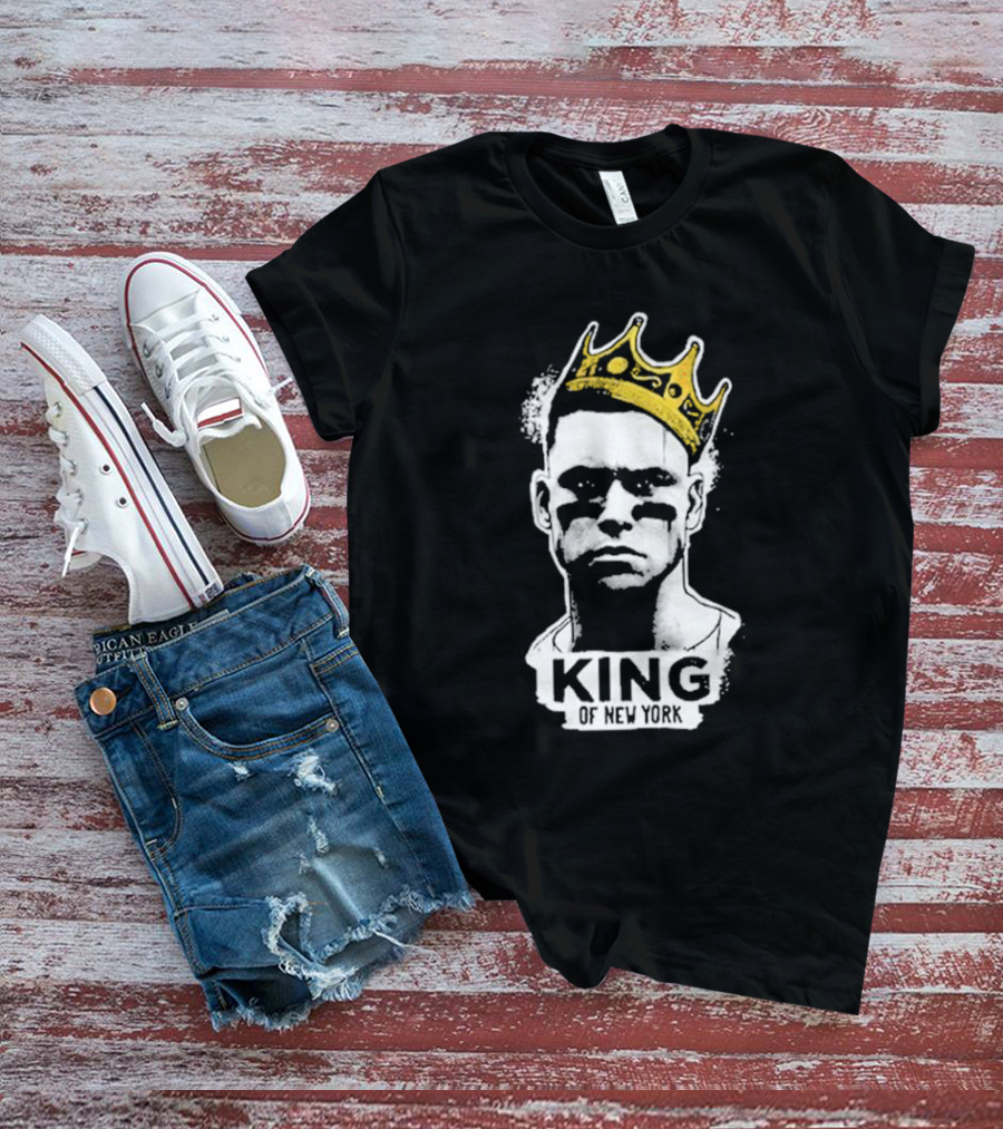 King Of New York Judge Baseball Icon With Crown T-Shirt