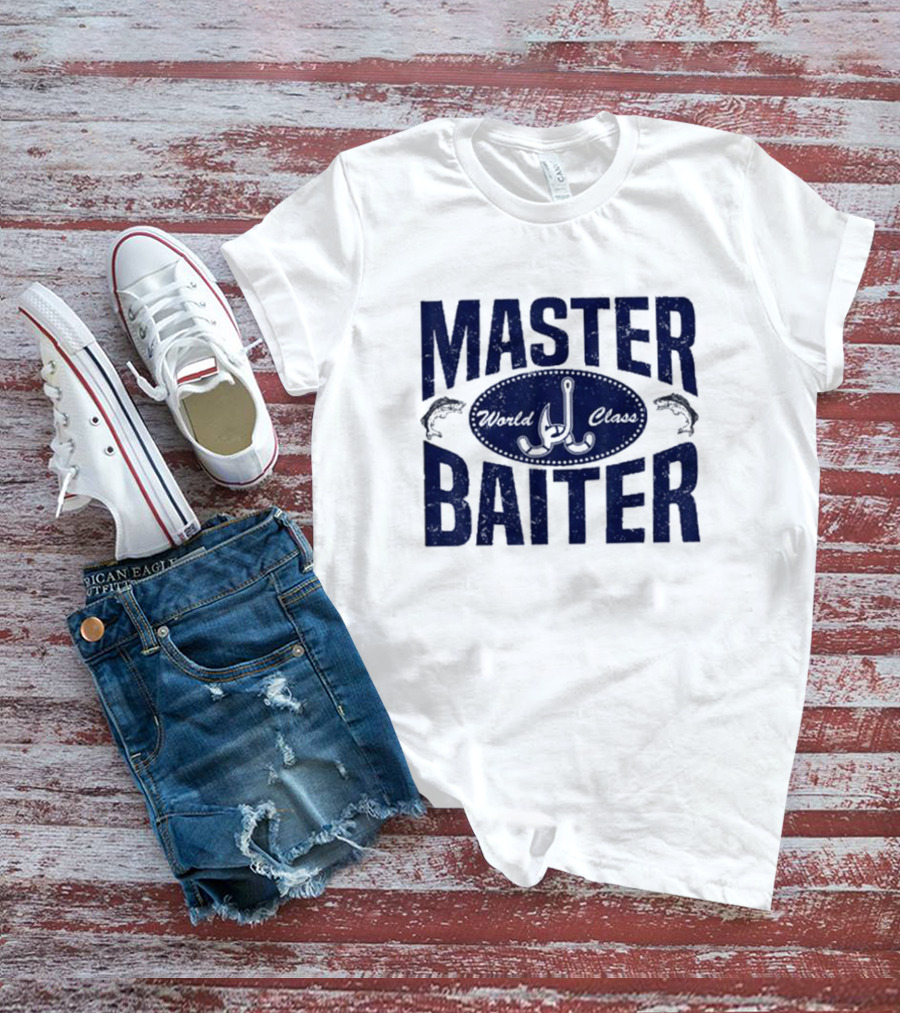 World Class Master Baiter Fishing Bait Hooks T-Shirt